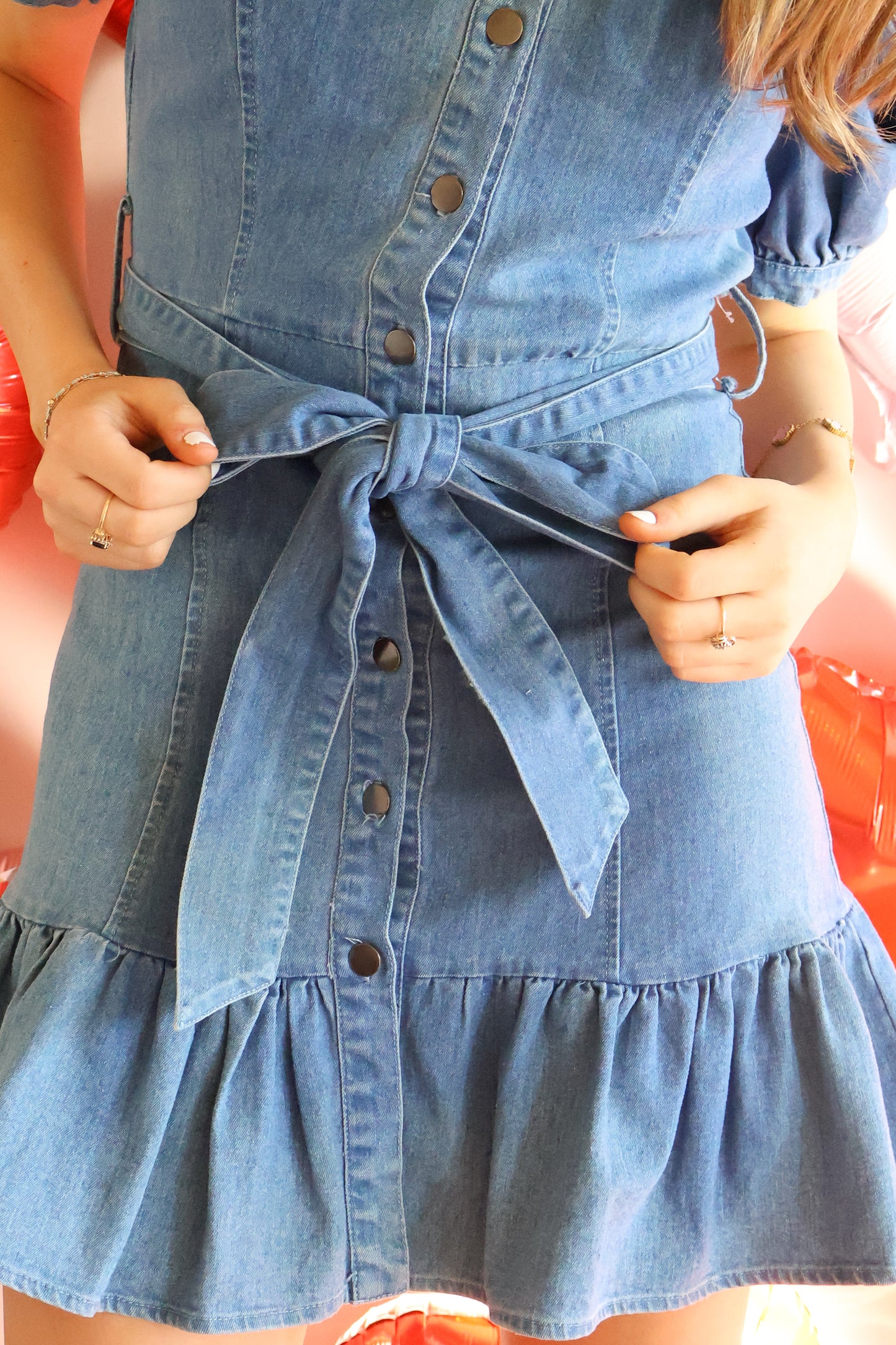 JOEY MINI DENIM DRESS