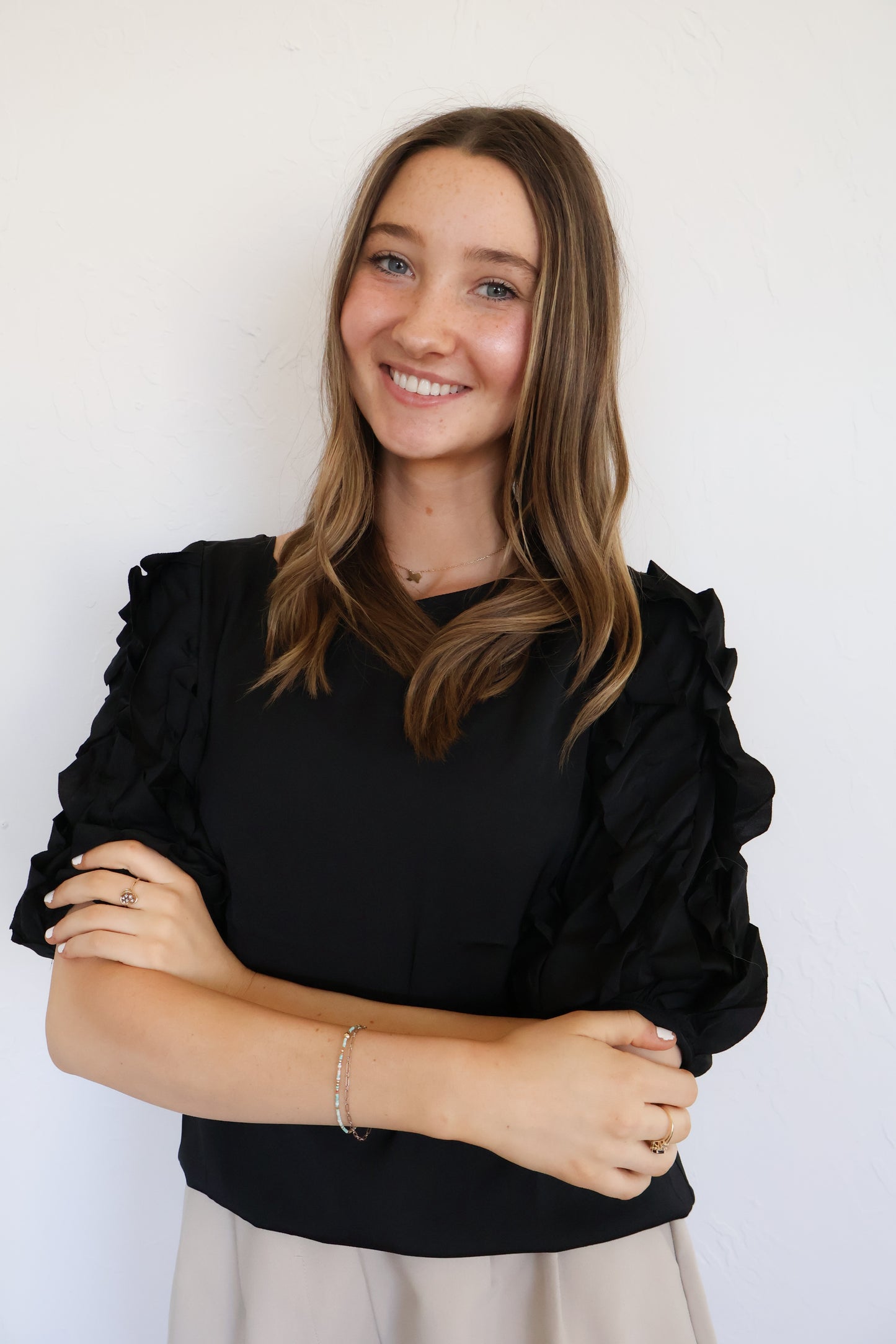 FOREVER BLACK BLOUSE