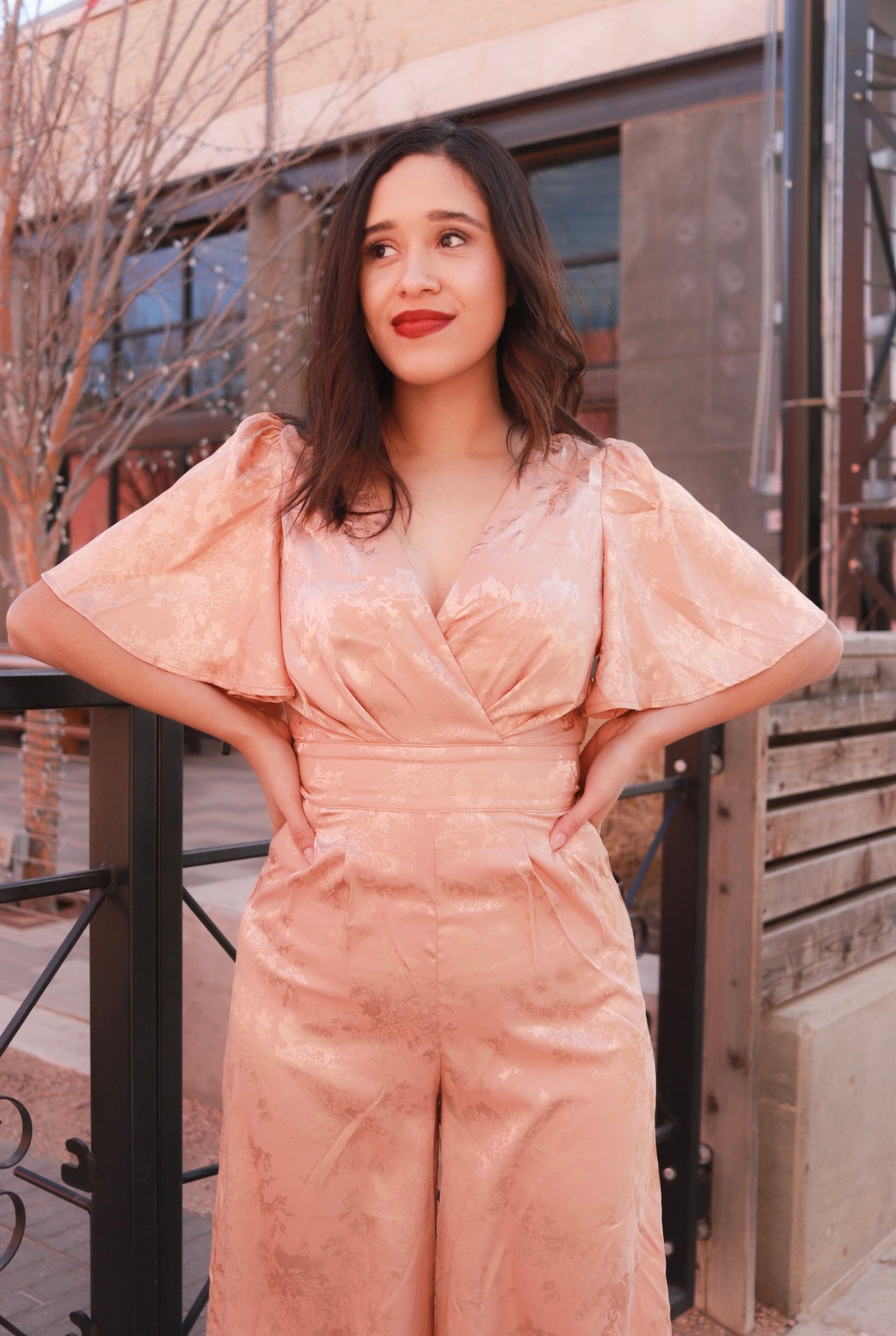 BETH SATIN JUMPSUIT