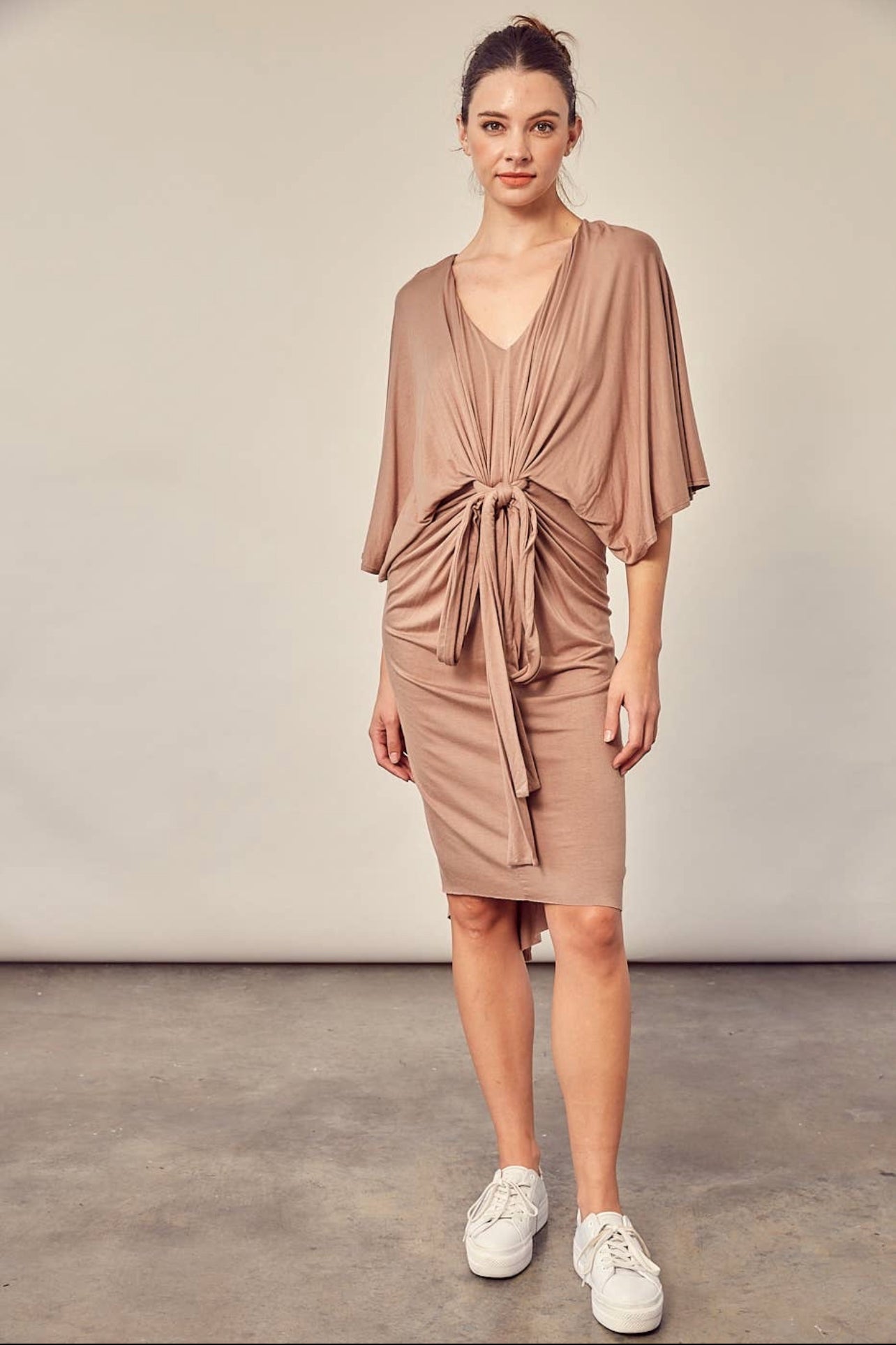 BLANCA KIMONO TIE DRESS