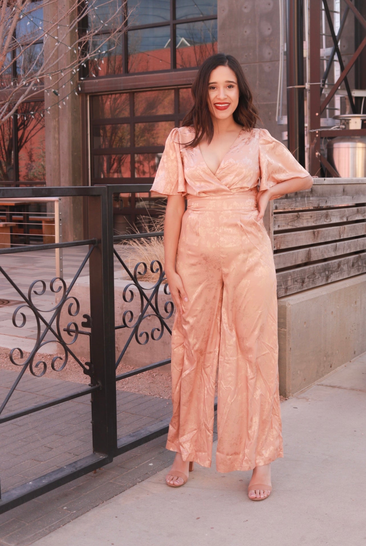 BETH SATIN JUMPSUIT