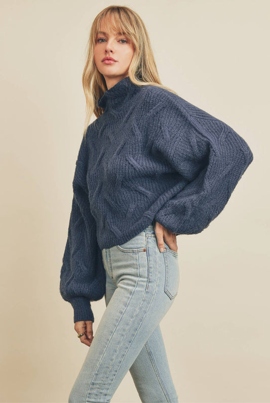 CHELSEA CHUNKY KNIT SWEATER