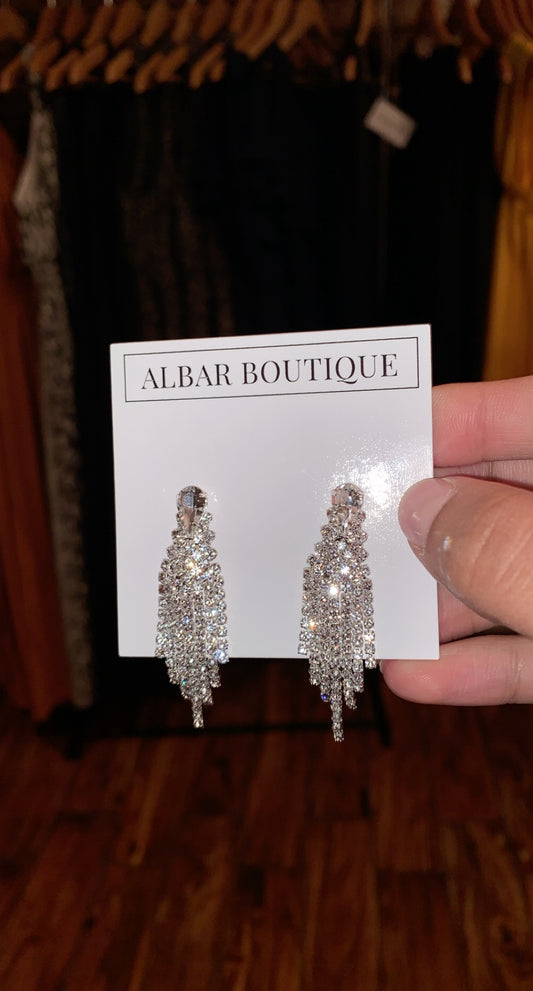 DRIPPING DIAMOND EARRINGS