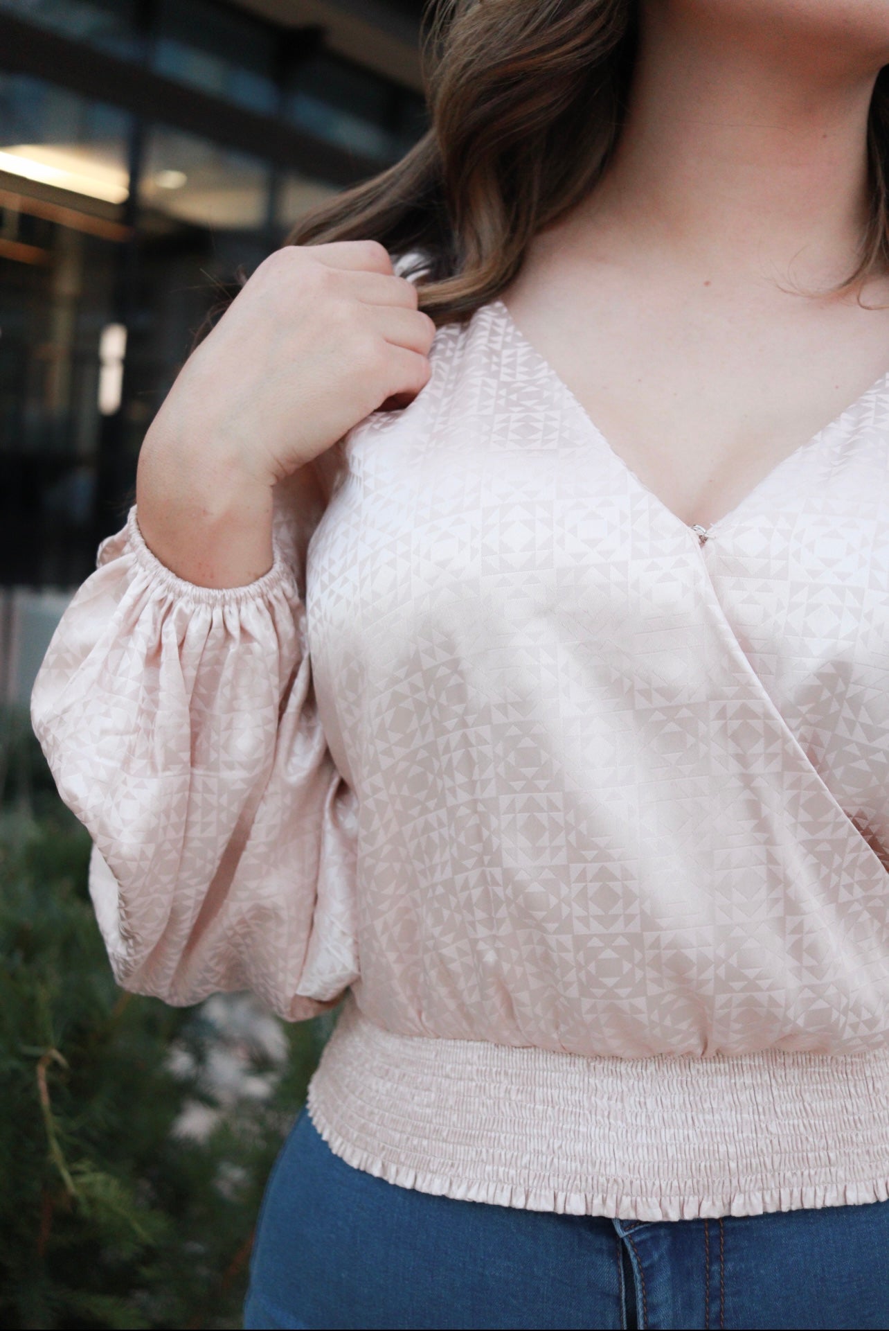 POP THE CHAMPAGNE BLOUSE