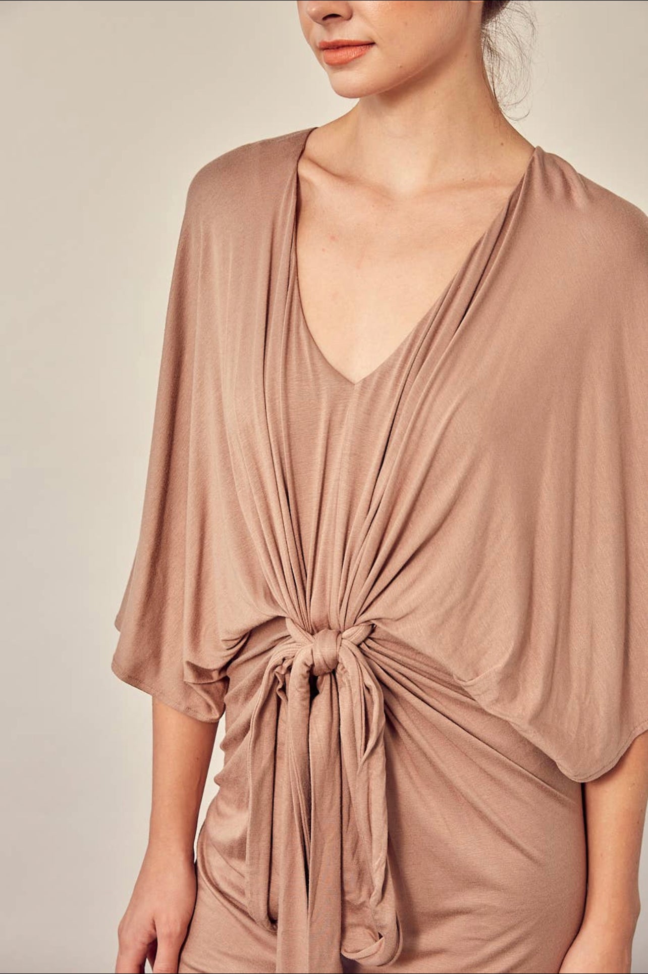 BLANCA KIMONO TIE DRESS