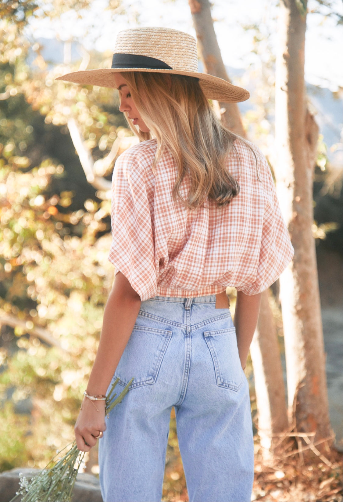 MISGUIDED PLAID CROP