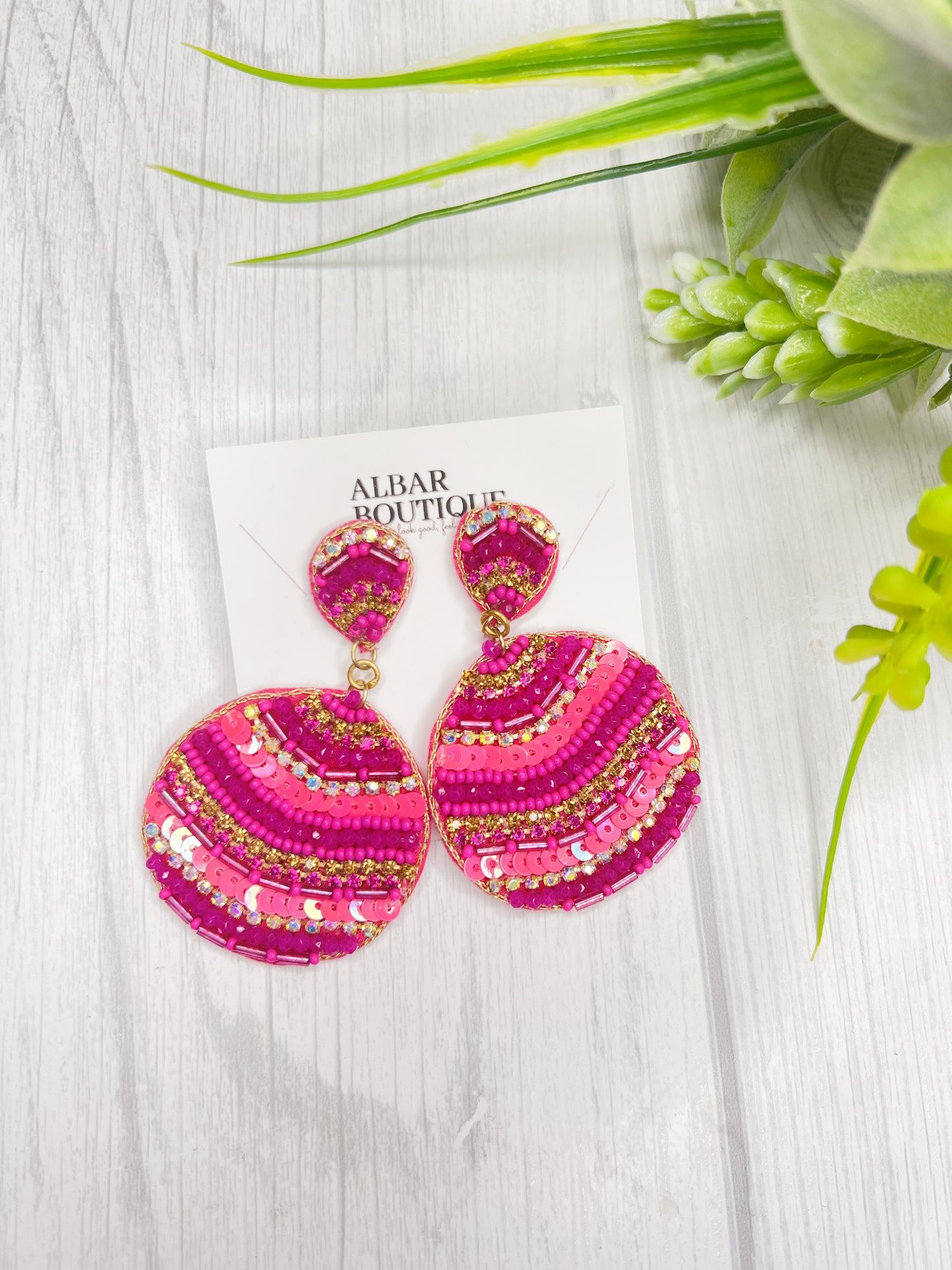 FOREVER PINK EARRINGS