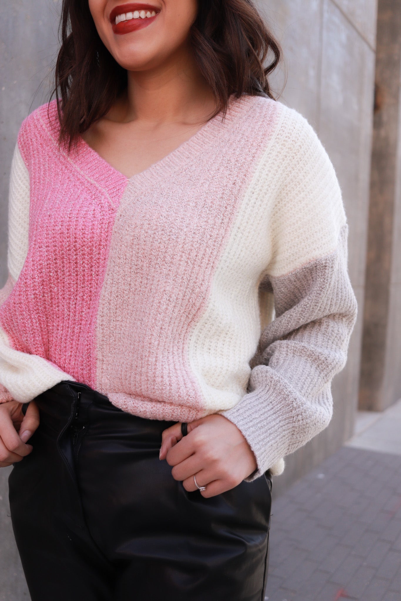 TIFFANY PINK SWEATER