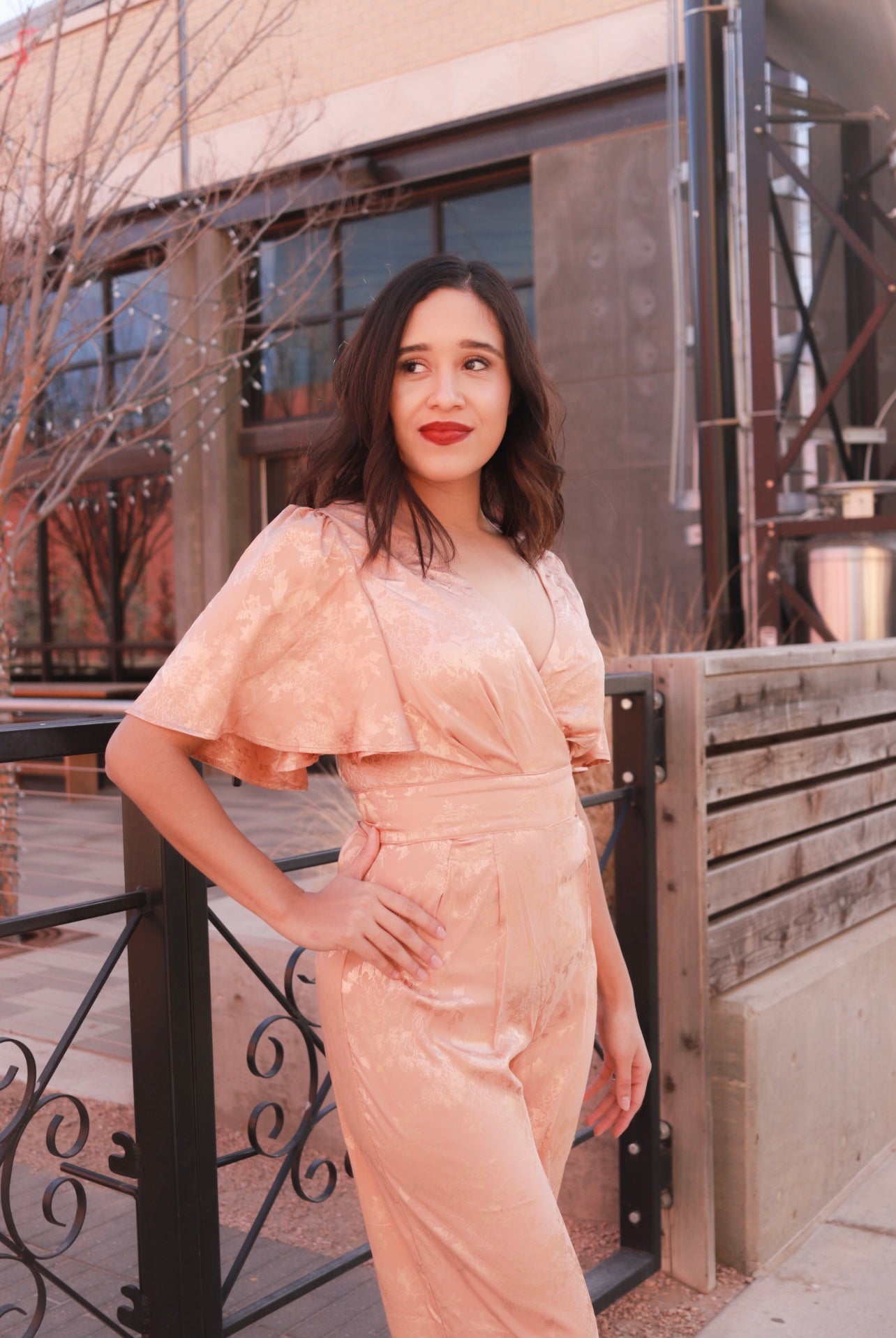 BETH SATIN JUMPSUIT