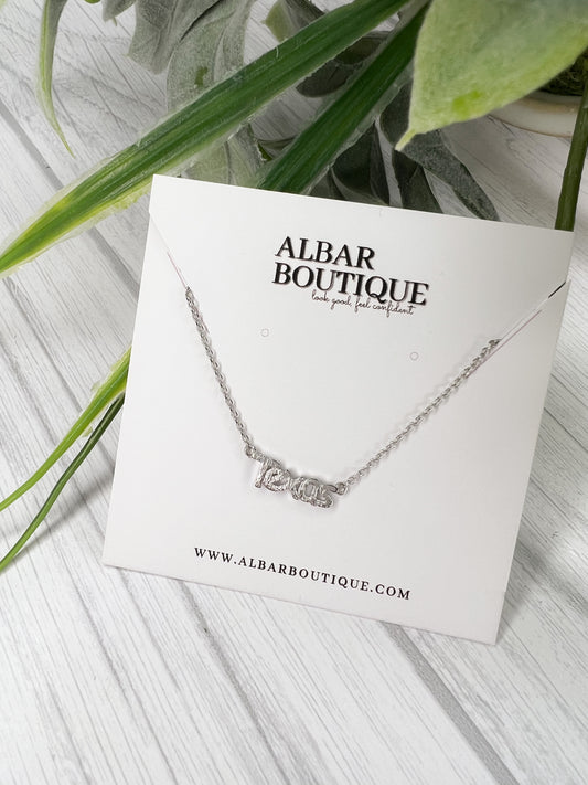 Texas Necklace Silver