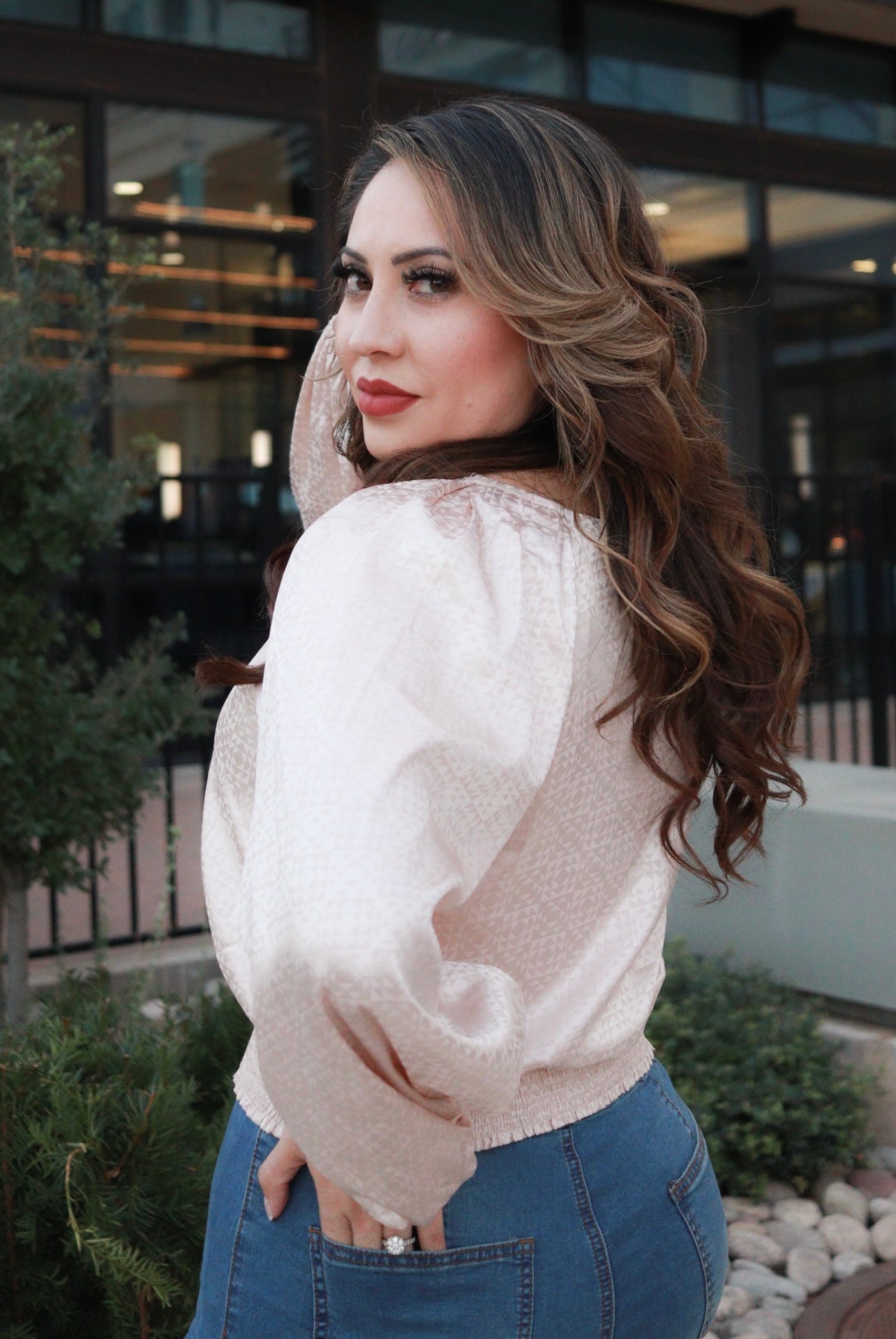 POP THE CHAMPAGNE BLOUSE