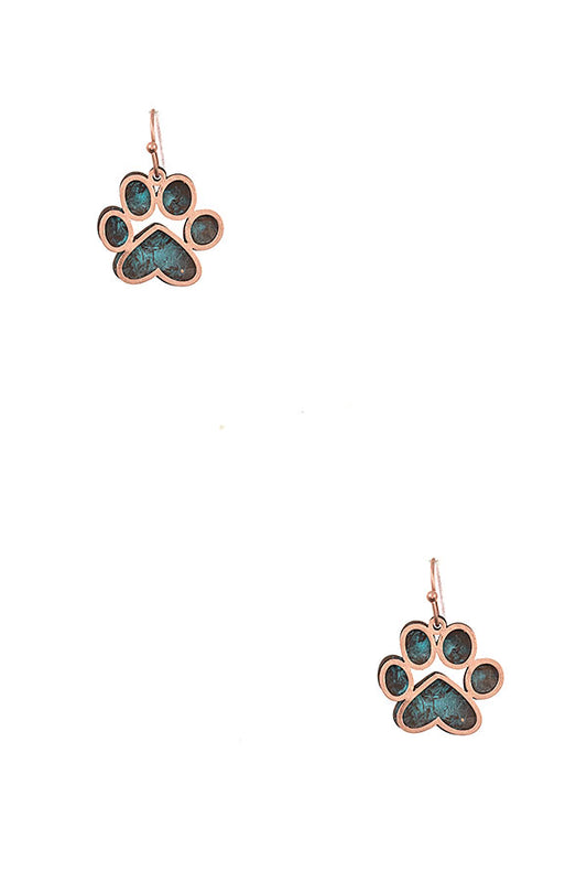 PAW PRINT EARRINGS