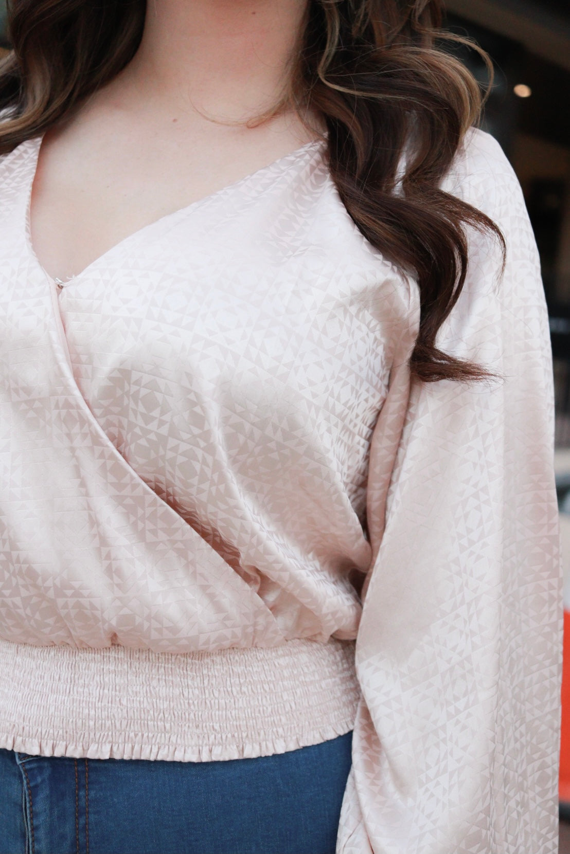 POP THE CHAMPAGNE BLOUSE