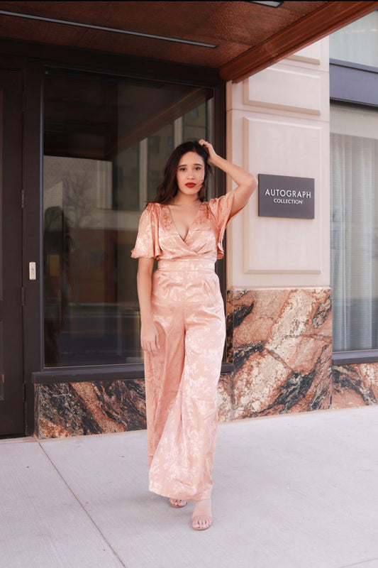 BETH SATIN JUMPSUIT